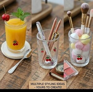 MSS Handcrafted Cherry Glassware